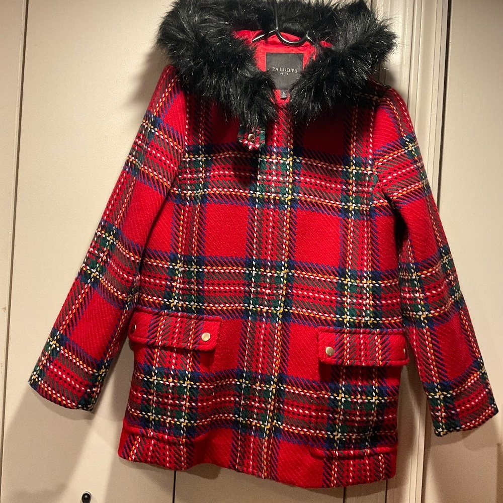 Talbots jacket; S Petite, dry clean only, 60% polyester, 40% wool, $85